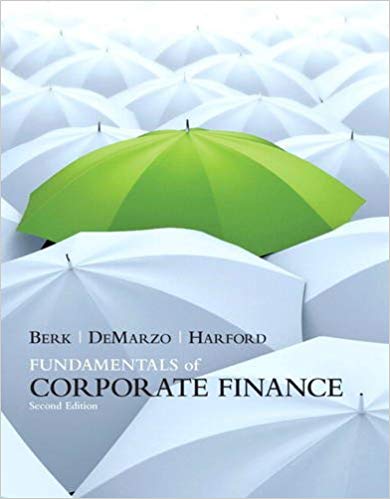 Test Bank for Fundamentals of Corporate Finance 2nd Edition by Jonathan Berk