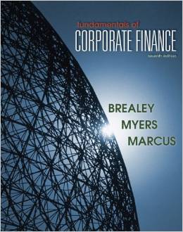 Test Bank for Fundamentals of Corporate Finance 7th Edition by Richard A. Brealey