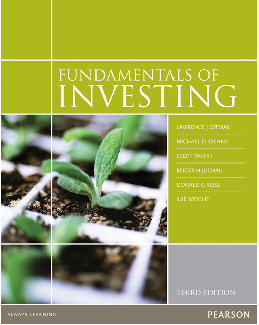 Test Bank for Fundamentals of Investing 3rd Edition by Lawrence Gitman