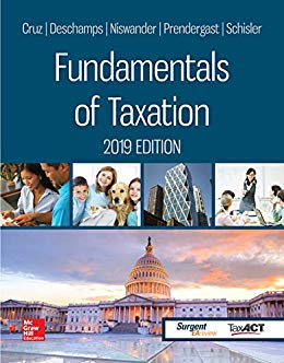Test Bank for Fundamentals of Taxation 2019 Edition 12th Edition by Dan Schisler