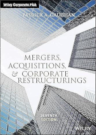 Test Bank for Gaughan 7e Mergers Acquisitions and Corporate Restructurings 7e
