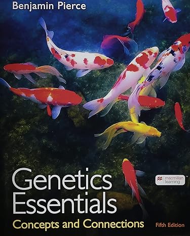 Test Bank for Genetics Essentials 5th Edition by Benjamin A. Pierce