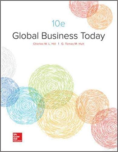 Test Bank for Global Business Today 10th Edition by Charles W. L. Hill Dr