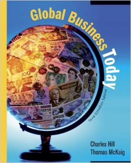 Test Bank for Global Business Today 3rd Canadian Edition by Charles Hill Thomas McKaig