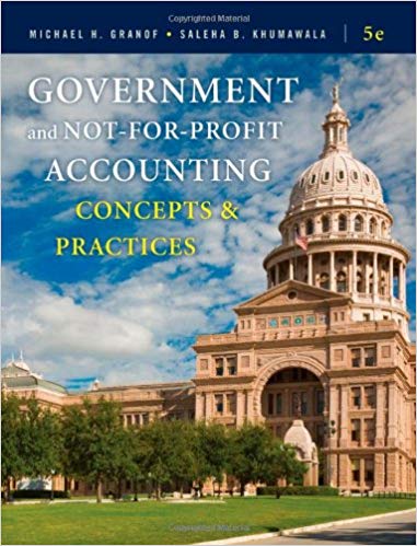 Test Bank for Government and Not for Profit Accounting 5th Edition by Michael H. Granof