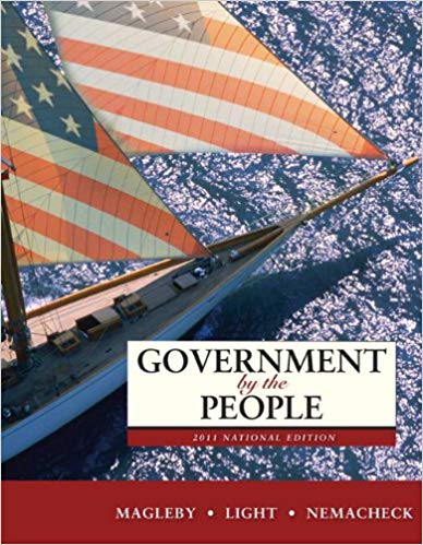 Test Bank for Government by the People 2011 National Edition 24th Edition by David B. Magleby