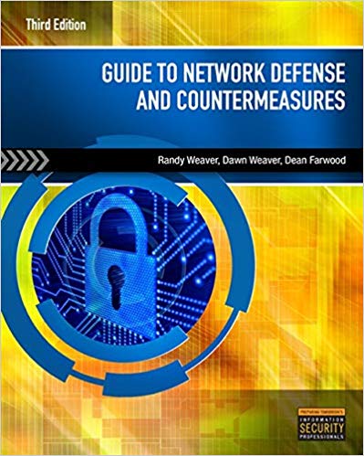 Test Bank for Guide to Network Defense and Countermeasures 3rd Edition by Randy Weaver
