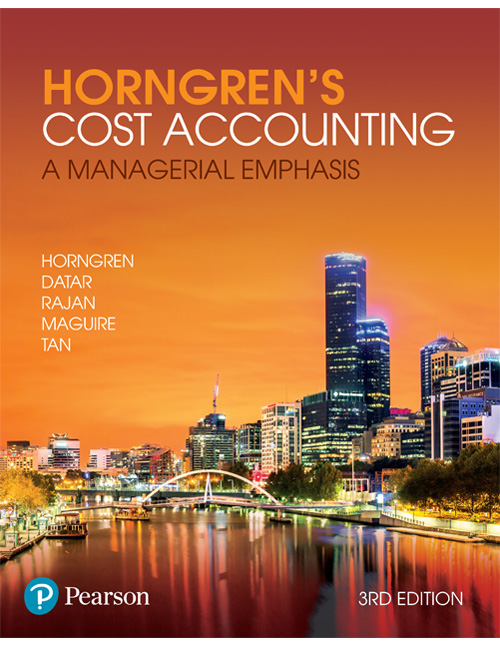 Test Bank for Horngrens Cost Accounting A Managerial Emphasis 3rd Australian Edition by Charles Horngren