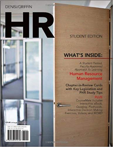 Test Bank for HR 1st Edition by Angelo S. DeNisi
