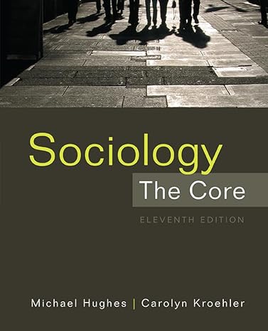 Test Bank for Hughes 11e Sociology The Core 11e