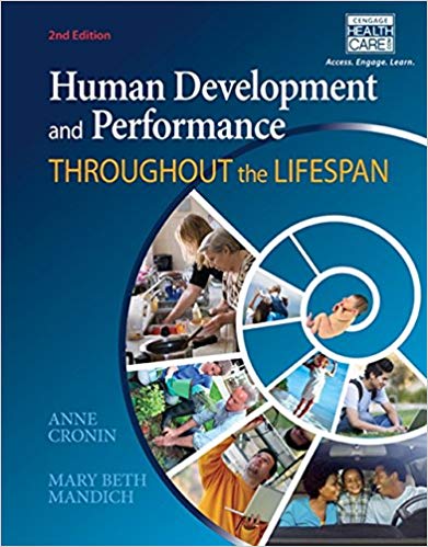 Test Bank for Human Development and Performance Throughout the Lifespan 2nd Edition by Anne Cronin