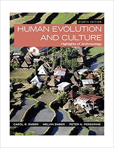 Test Bank for Human Evolution and Culture Highlights of Anthropology 8th Edition by Carol R. Ember