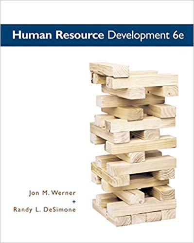 Test Bank for Human Resource Development 6th Edition by Jon M. Werner