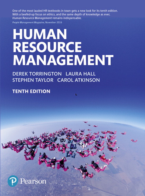 Test Bank for Human Resource Management 10th Edition by Derek Torrington