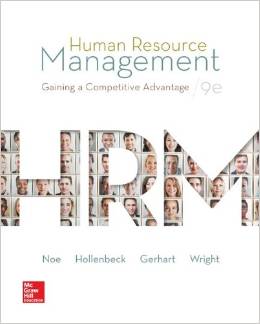 Test Bank for Human Resource Management 9th Edition by Raymond Andrew Noe