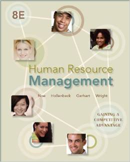 Test Bank for Human Resource Management Gaining a Competitive Advantage 8th Edition by Raymond A. Noe