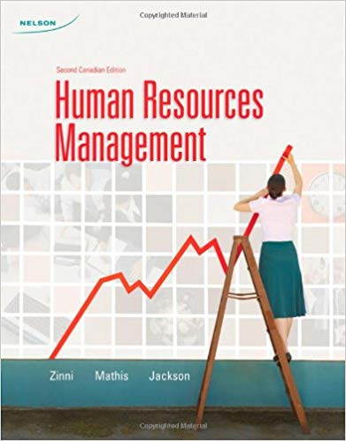 Test Bank for Human Resources Management 2nd Canadian Edition by Deborah Zinni