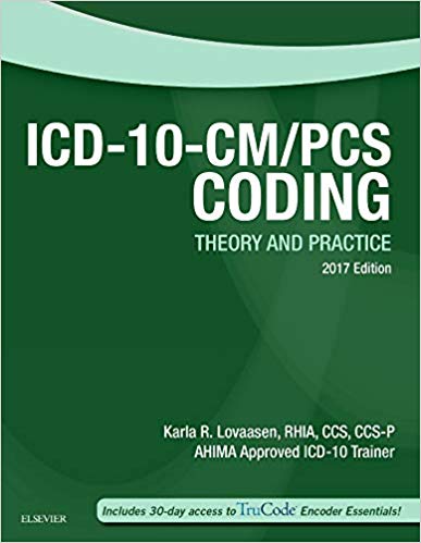 Test Bank for ICD 10 CM PCS Coding Theory and Practice 2017 Edition 1st Edition by Karla R. Lovaasen