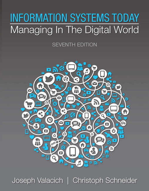 Test Bank for Information Systems Today Managing in the Digital World 7th Edition by Joseph Valacich