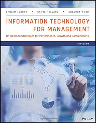 Test Bank for Information Technology for Management 11th Edition by Efraim Turban