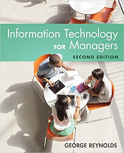 Test Bank for Information Technology for Managers 2nd Edition by George Reynolds