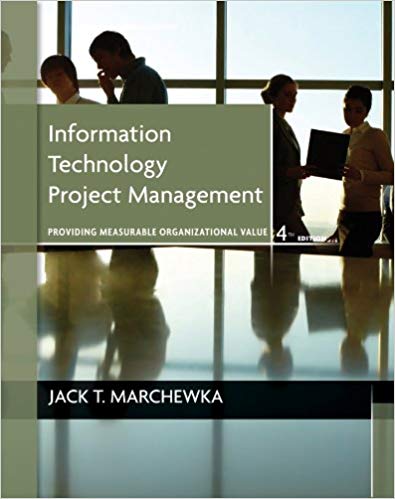 Test Bank for Information Technology Project Management 4th Edition by Jack T. Marchewka