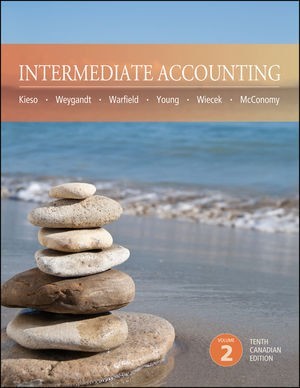 Test Bank for Intermediate Accounting 10th Canadian Edition Volume II by Donald E. Kieso