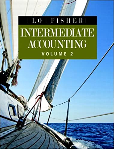 Test Bank for Intermediate Accounting 1st Edition Volume 2 by Lo
