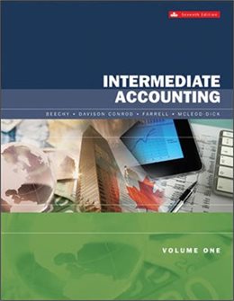 Test Bank for Intermediate Accounting 7th Edition Volume I by Thomas Beechy