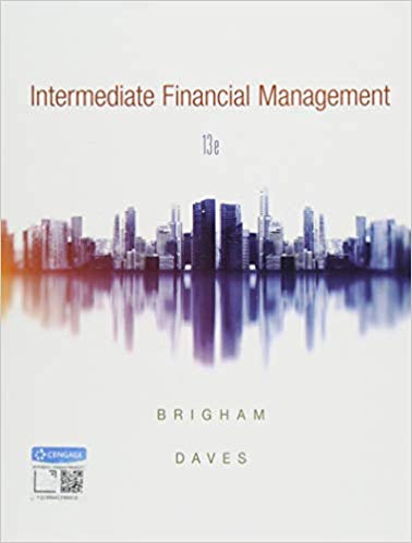 Test Bank for Intermediate Financial Management 13th Edition by Eugene F. Brigham
