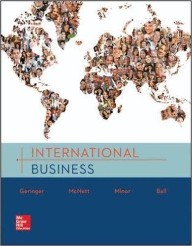 Test Bank for International Business 1st Edition by Michael Geringer