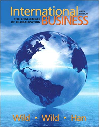 Test Bank for International Business The Challenges of Globalization 5th Edition by John J. Wild