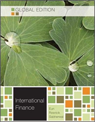 Test Bank for International Finance Global 6th Edition by von Cheol Eun