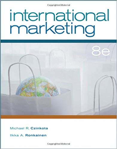 Test Bank for International Marketing 8th Edition by Michael R. Czinkota