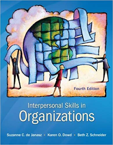 Test Bank for Interpersonal Skills in Organizations 4th Edition by Suzanne de Janasz