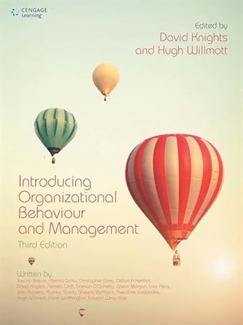 Test Bank for Introducing Organizational Behaviour and Management 3rd Edition by David Knights