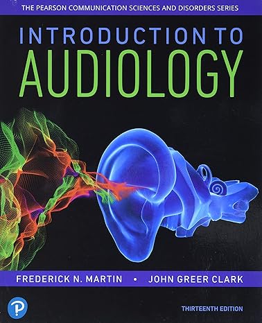 Test Bank for Introduction to Audiology 13th Edition by Frederick N. Martin