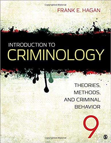Test Bank for Introduction to Criminology Theories Methods and Criminal Behavior 9th Edition by Frank E. Hagan