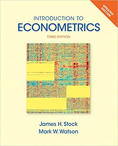 Test Bank for Introduction to Econometrics Update 3rd Edition by James H. Stock
