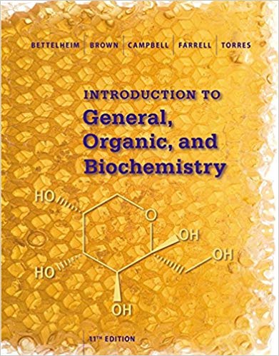 Test Bank for Introduction to General Organic and Biochemistry 11th Edition by Frederick A. Bettelheim