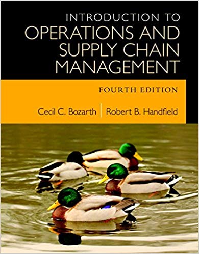 Test Bank for Introduction to Operations and Supply Chain Management 4th Edition by Cecil B. Bozarth