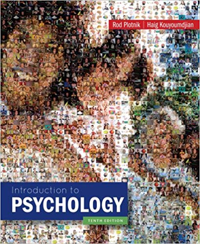 Test Bank for Introduction to Psychology 10th Edition by Rod Plotnik