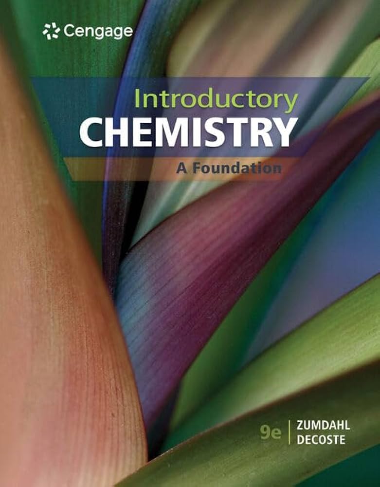 Test Bank for Introductory Chemistry A Foundation 9th Edition by Steven S. Zumdahl