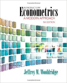 Test Bank for Introductory Econometrics A Modern Approach 5th Edition by Jeffrey M. Wooldridge