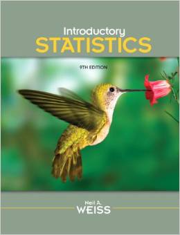 Test Bank for Introductory Statistics 9th Edition by Neil A. Weiss