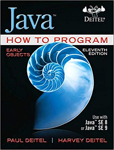 Test Bank for Java How to Program Early Objects 11th Edition by Paul J. Deitel