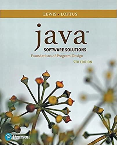 Test Bank for Java Software Solutions 9th Edition by John Lewis