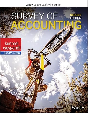 Test Bank for Kimmel 2e Survey of Accounting 2e