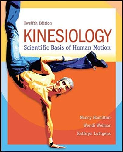 Test Bank for Kinesiology Scientific Basis of Human Motion 12th Edition by Nancy Hamilton