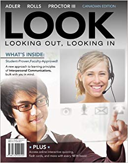 Test Bank for Looking Out Looking In 3rd Edition by Ronald B. Adler
